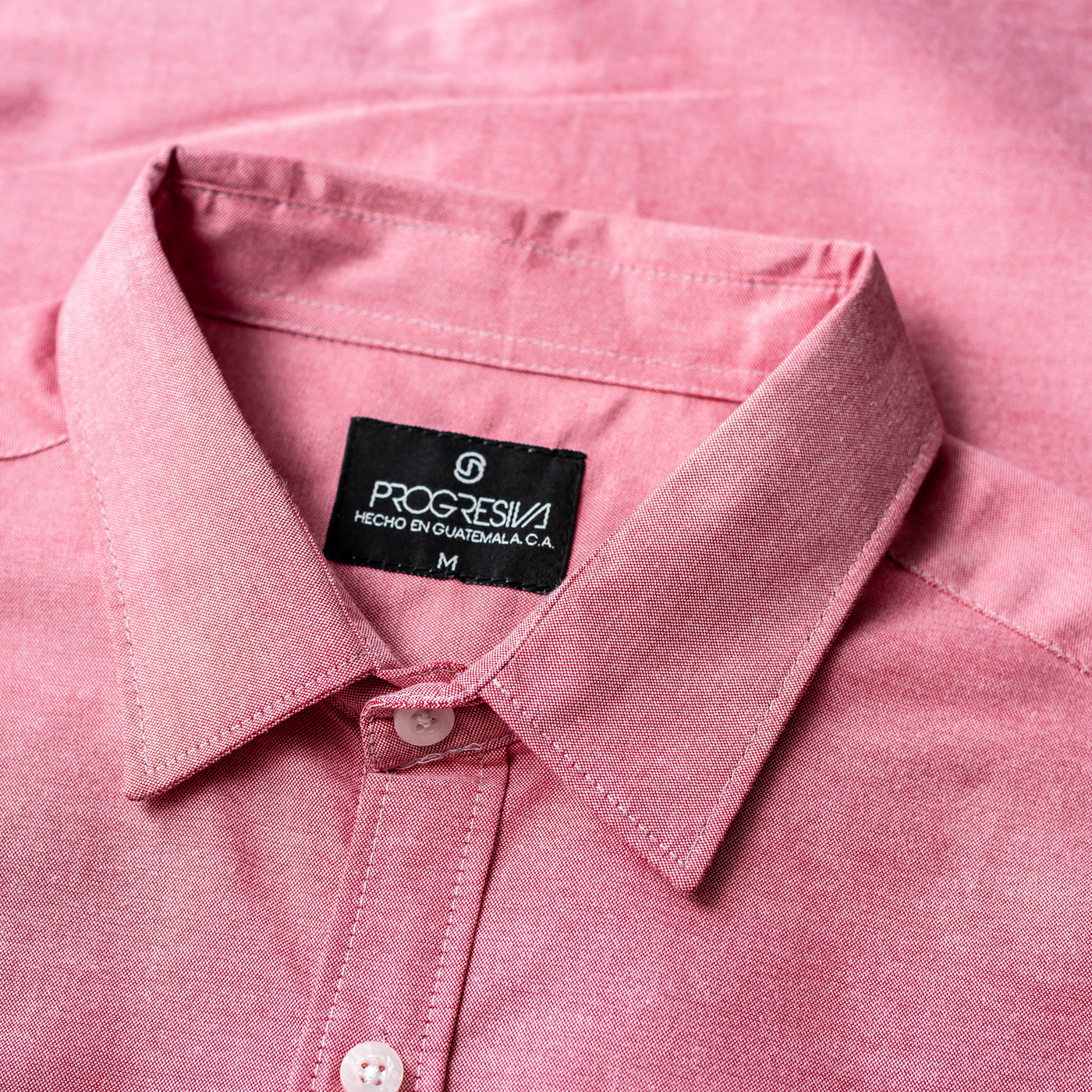 Camisa manga corta cuello normal - palo rosa claro