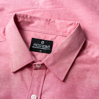 Camisa manga corta cuello normal - palo rosa claro