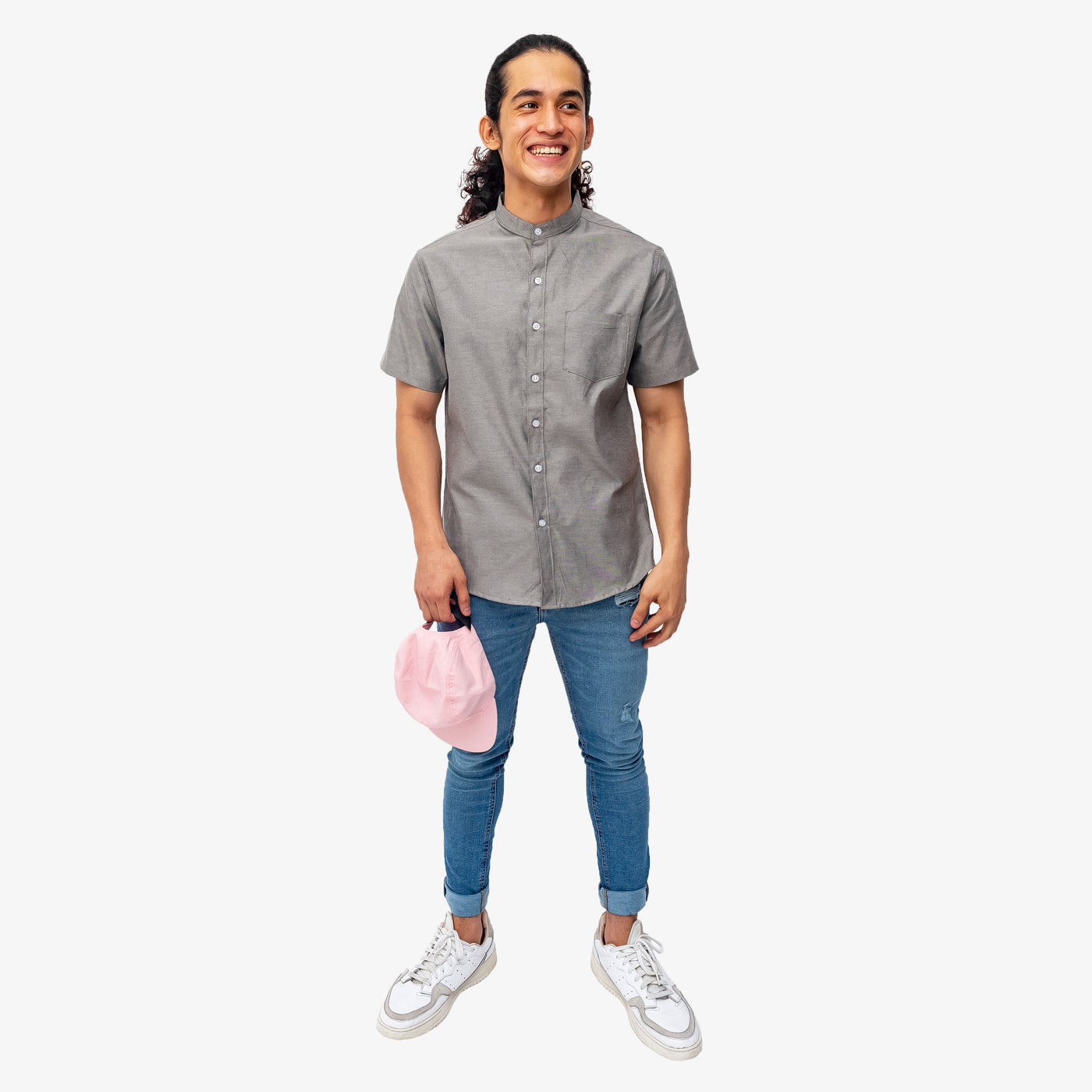 Gorra 5 paneles - rosa