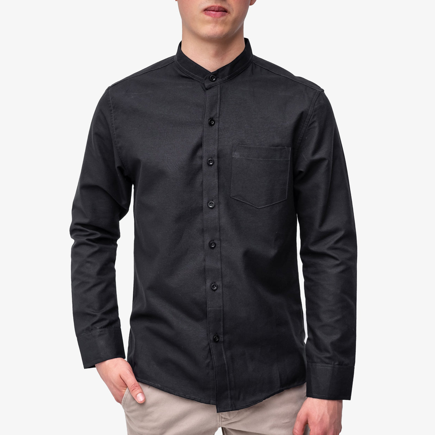 Camisa manga larga - negro