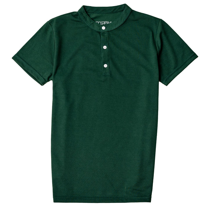 Polo cuello mao - Verde