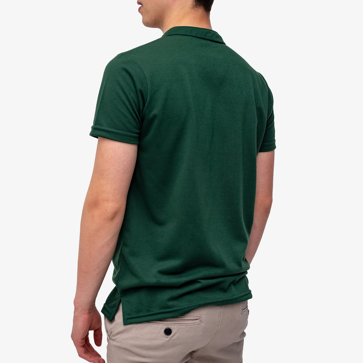 Polo cuello mao - Verde