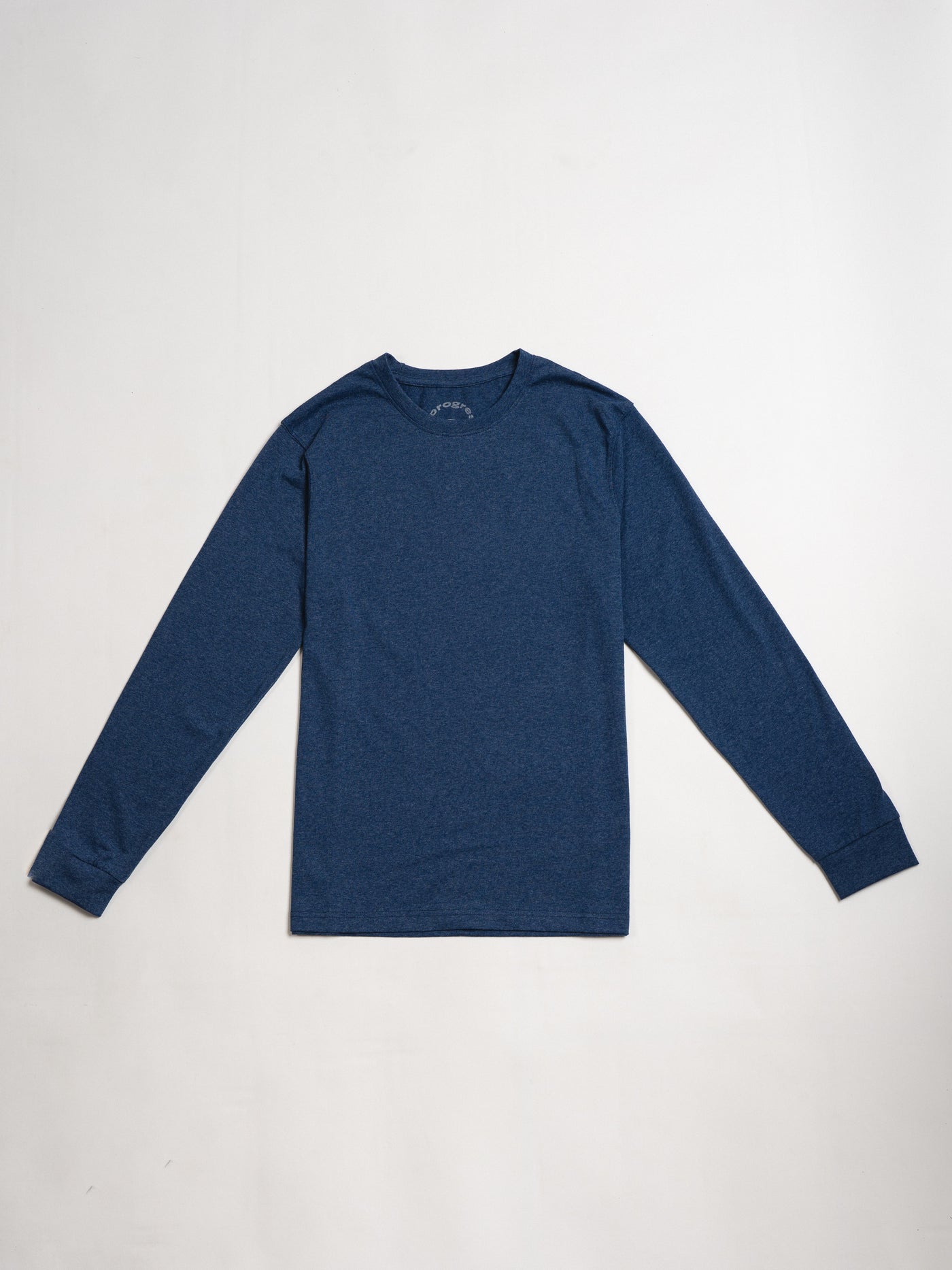 Playera manga larga - azul