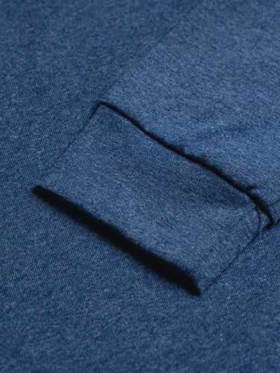 Playera manga larga - azul
