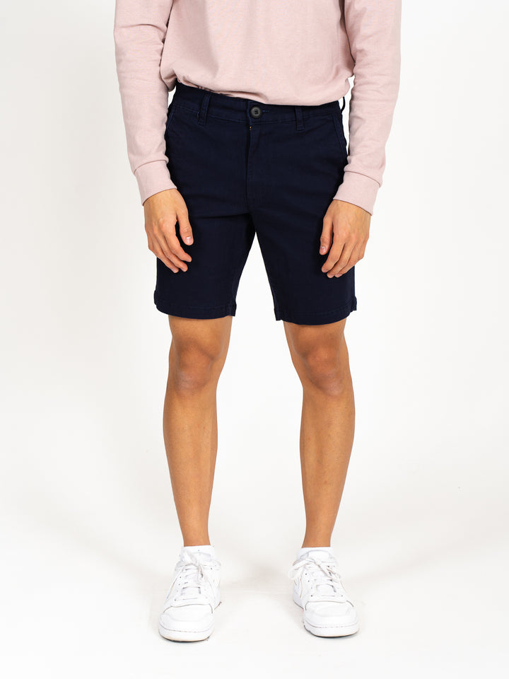 Short de gabardina - azul
