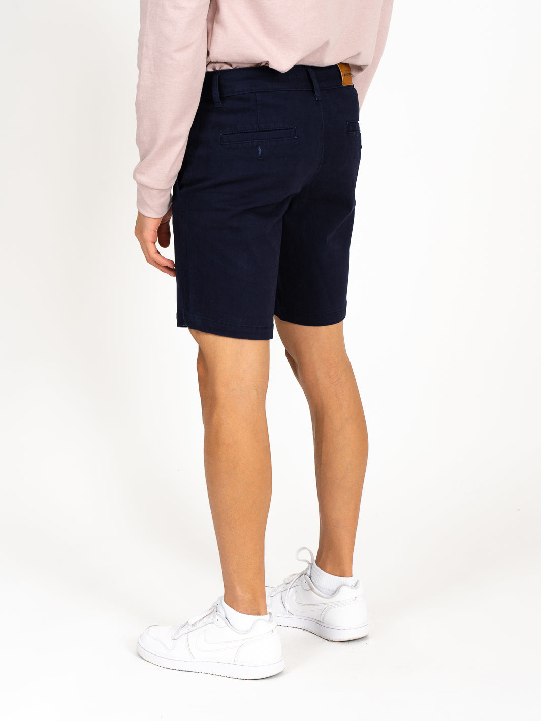 Short de gabardina - azul