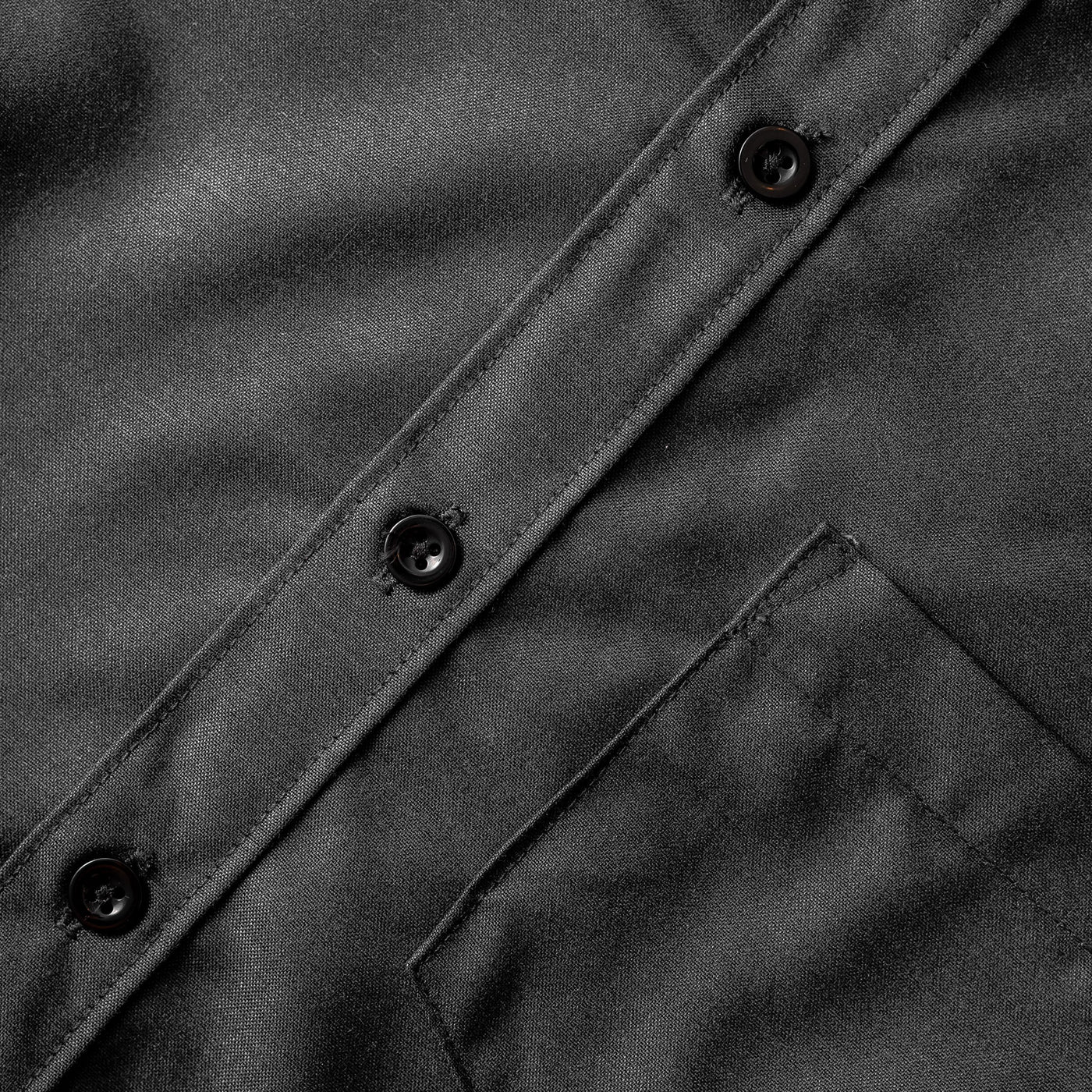 Camisa manga corta cuello normal - negro