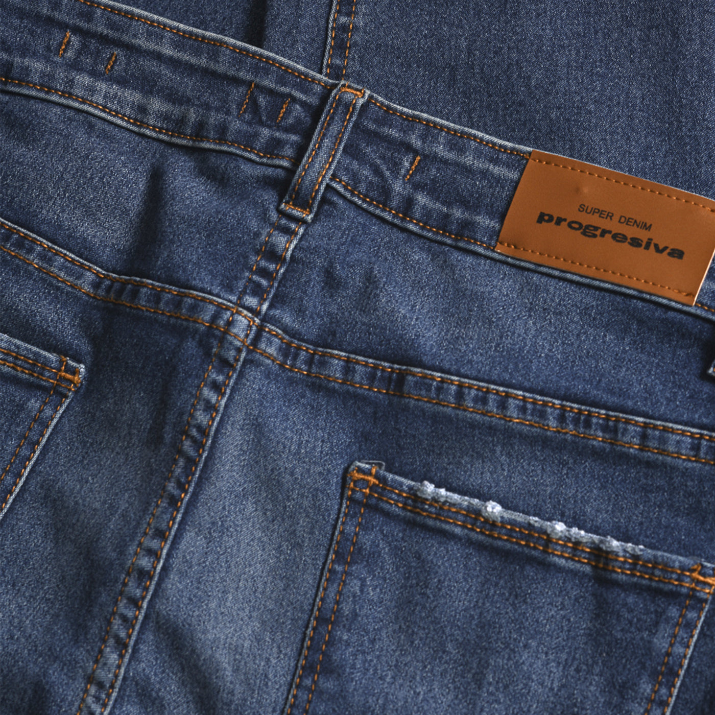Jeans super denim - ROMA - skinny rasgado