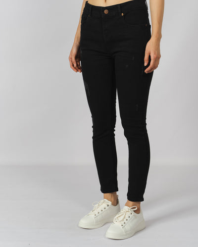 Jeans super denim skinny - negro