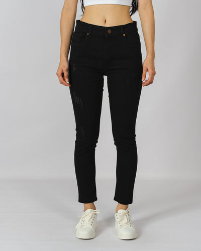 Jeans super denim skinny - negro