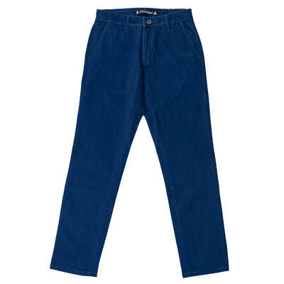 Pantalón de gabardina skinny - azul claro