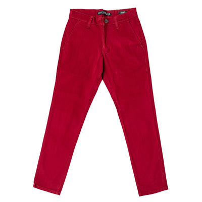 Pantalón de gabardina skinny - zapote
