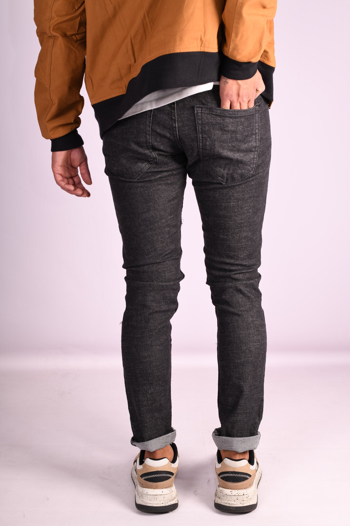 Jeans essential - PALENCIA - skinny gris ceniza