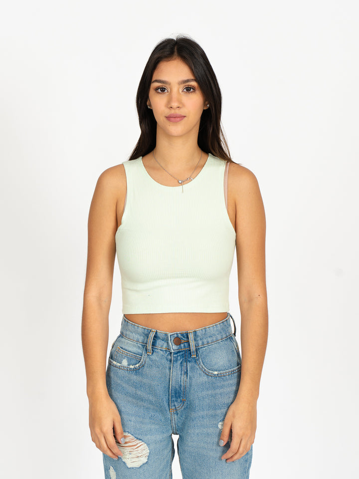Croptop - verde menta