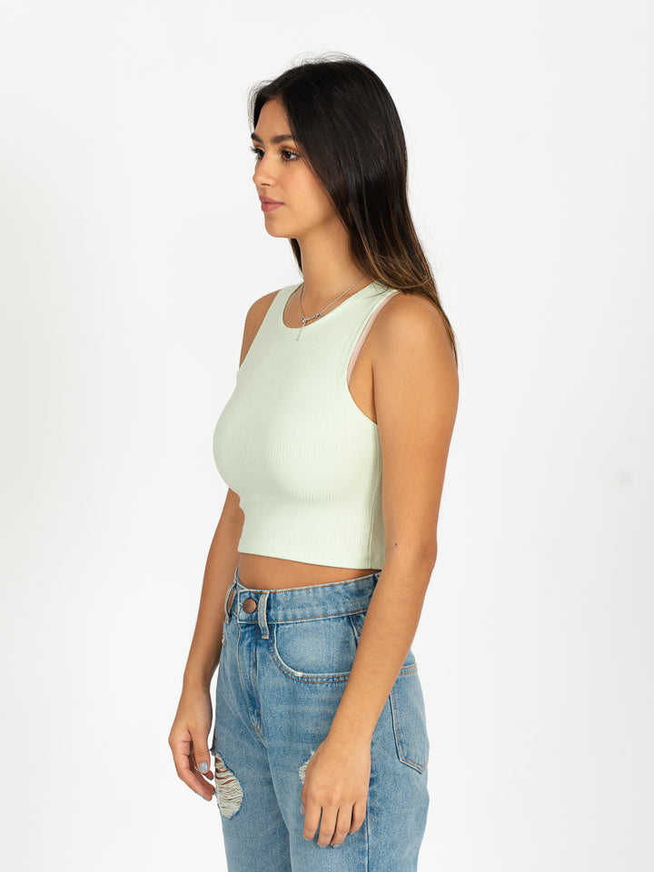 Croptop - verde menta