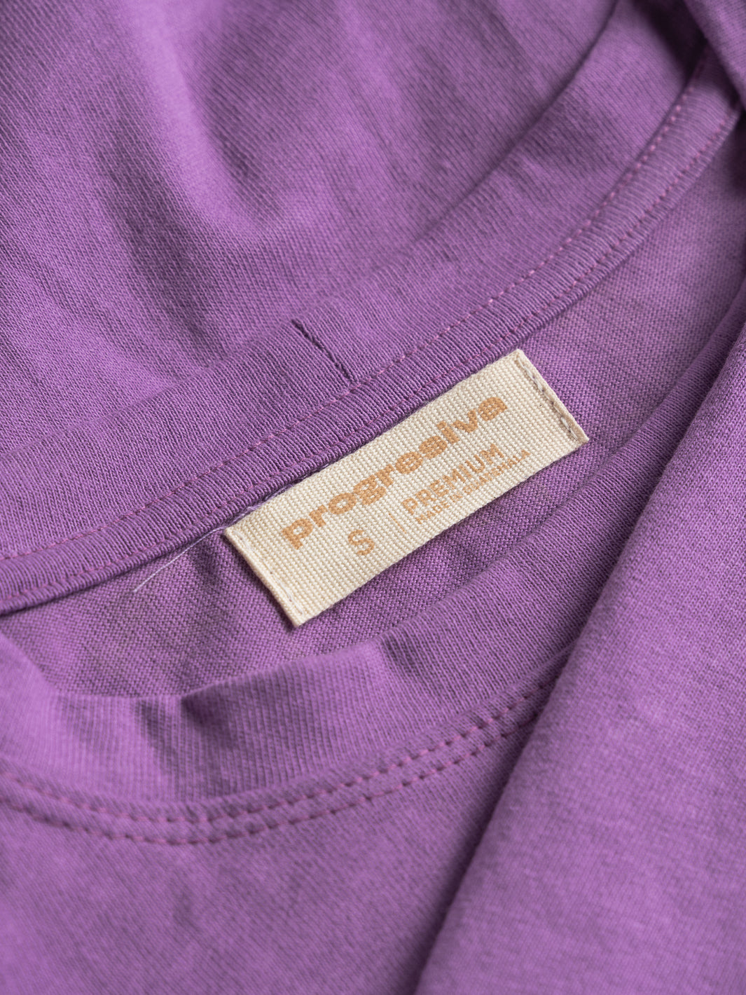 Tshirt básica manga larga - morado