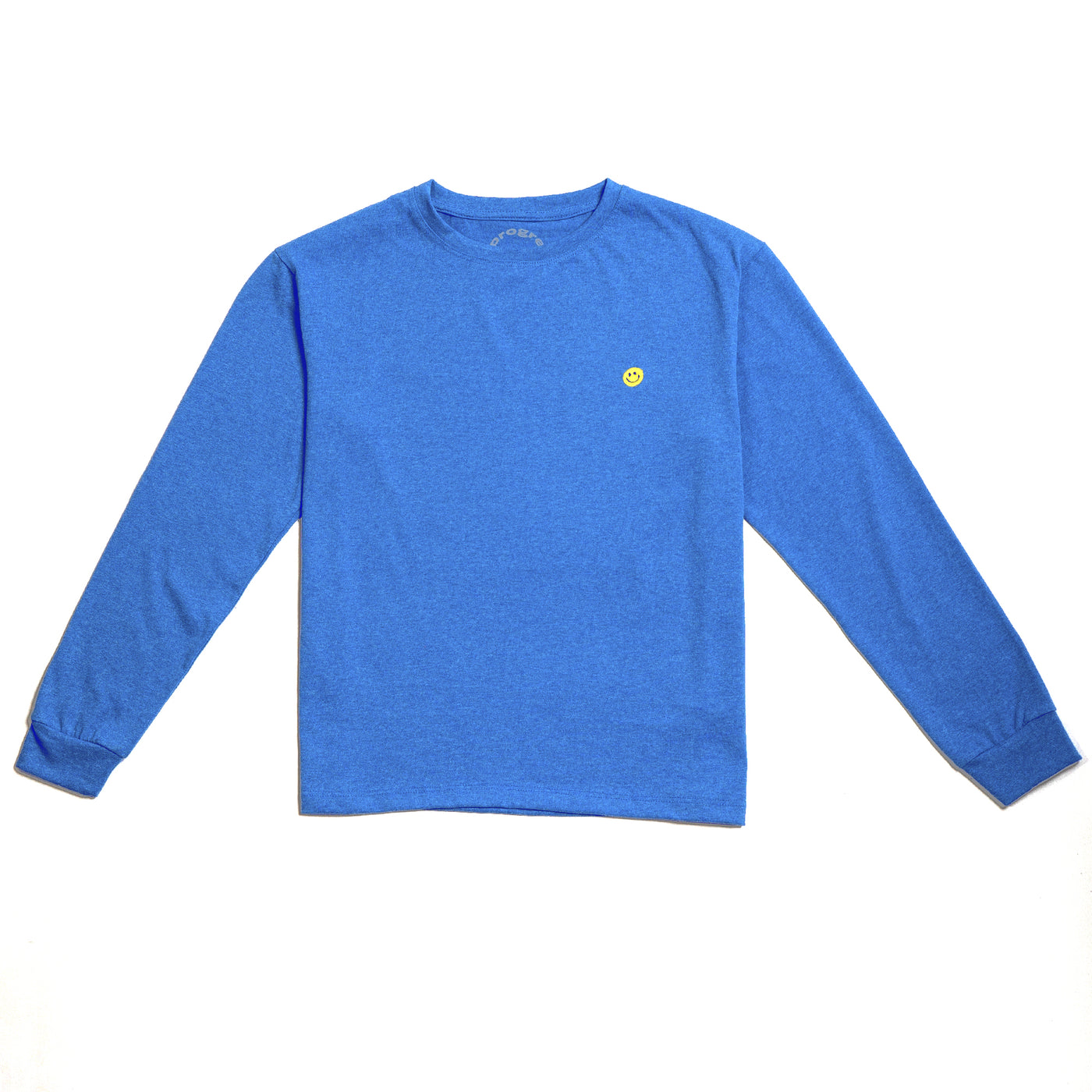 Tshirt básica manga larga - Azul happy face