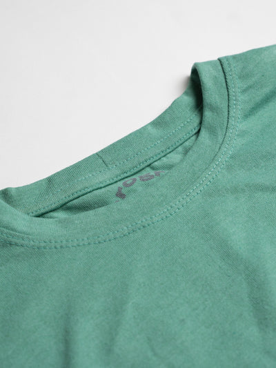Tshirt básica manga larga - Verde happy face