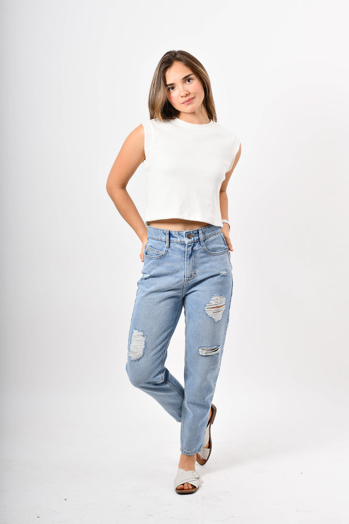 Blusa sin mangas