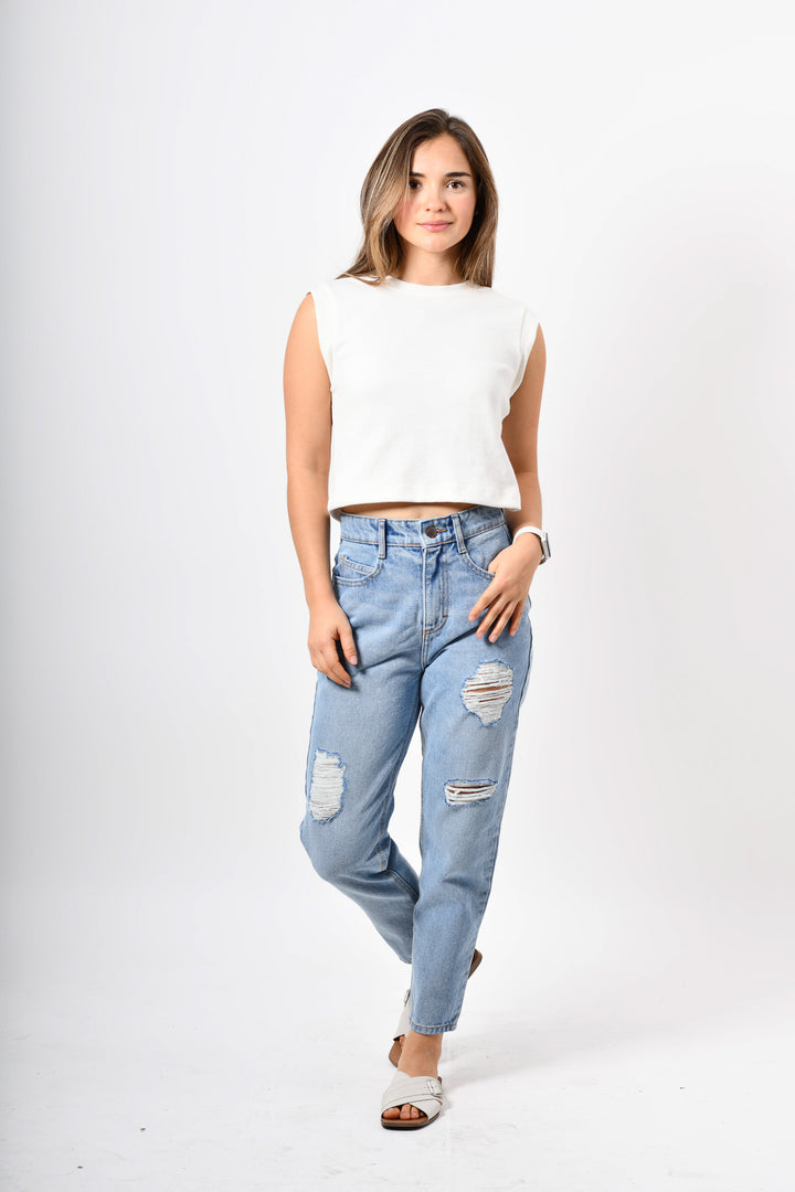 Blusa sin mangas