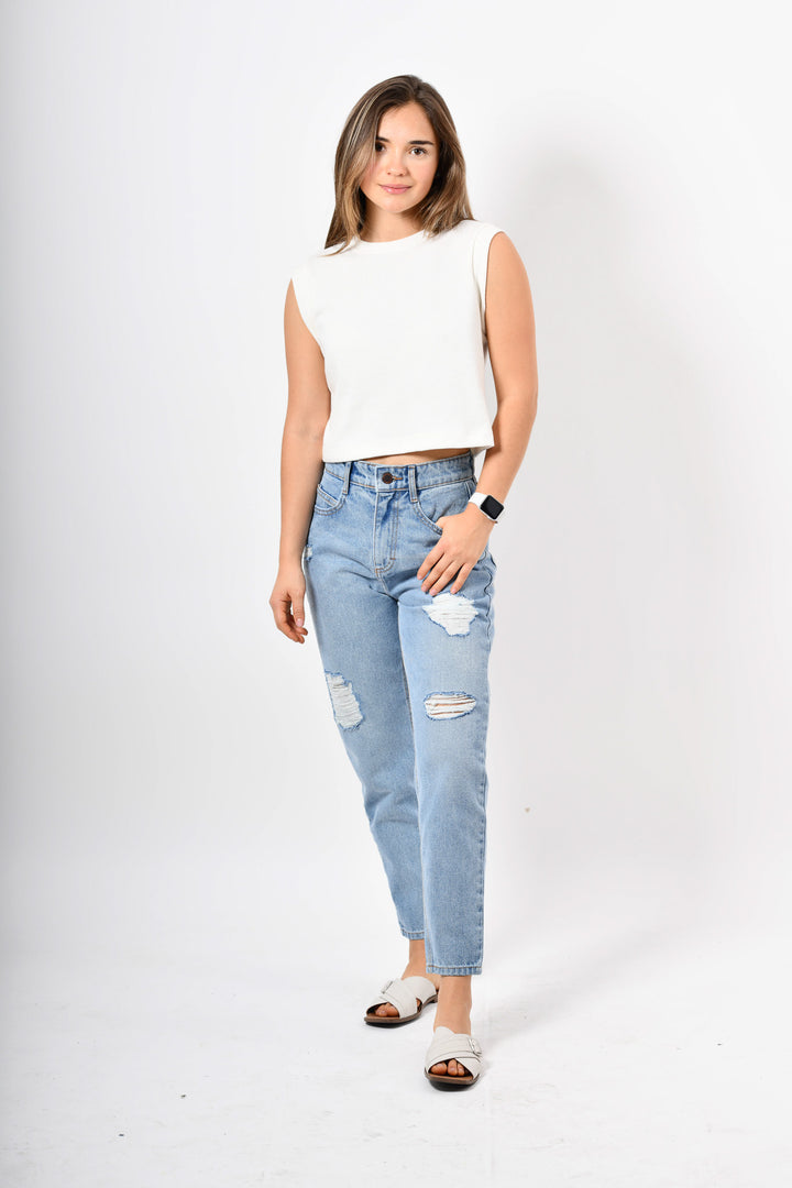 Blusa sin mangas