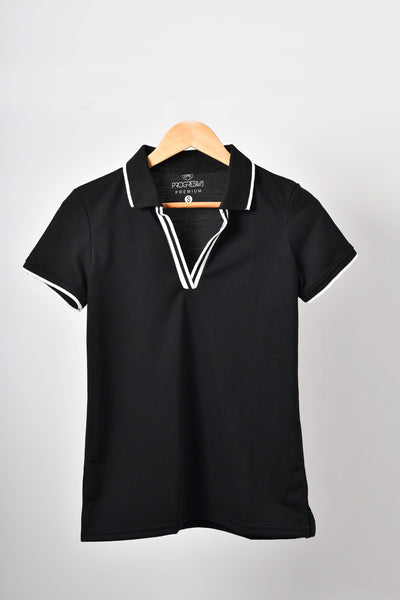 Blusa tipo polo de mujer