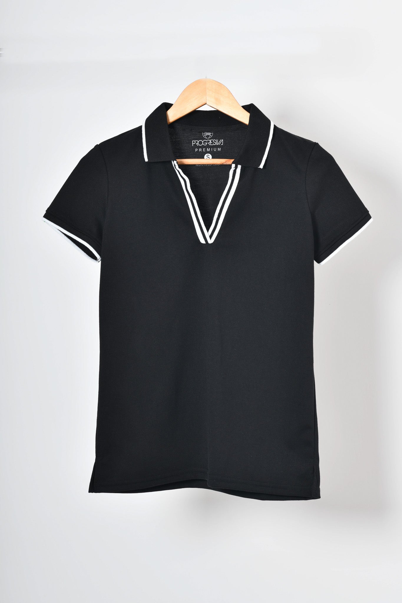 Blusa tipo best sale polo mujer