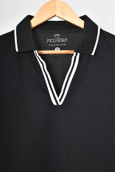 Blusa tipo polo de mujer