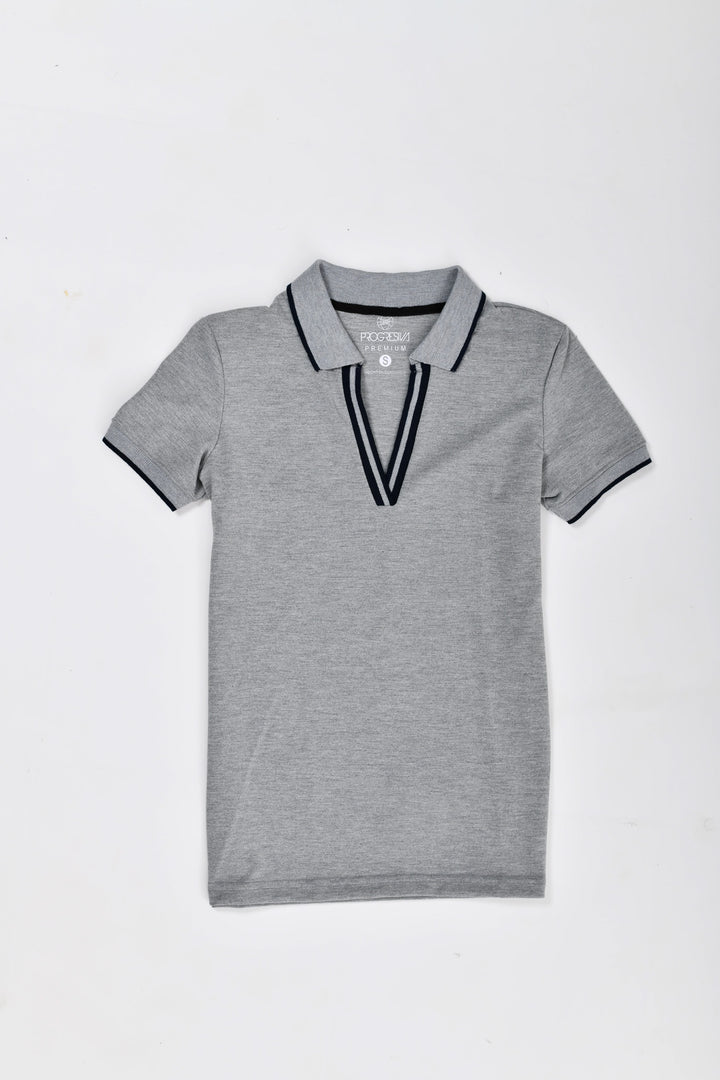 Blusa tipo polo de mujer