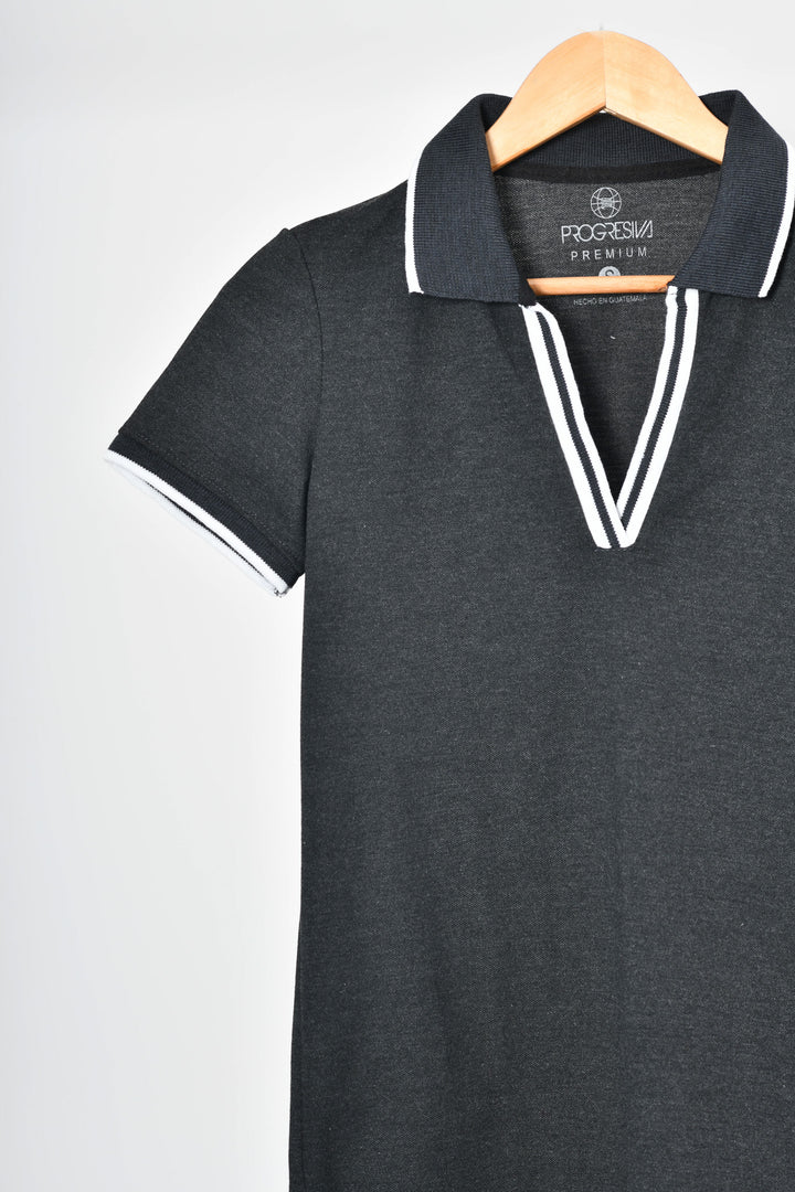 Blusa tipo polo de mujer