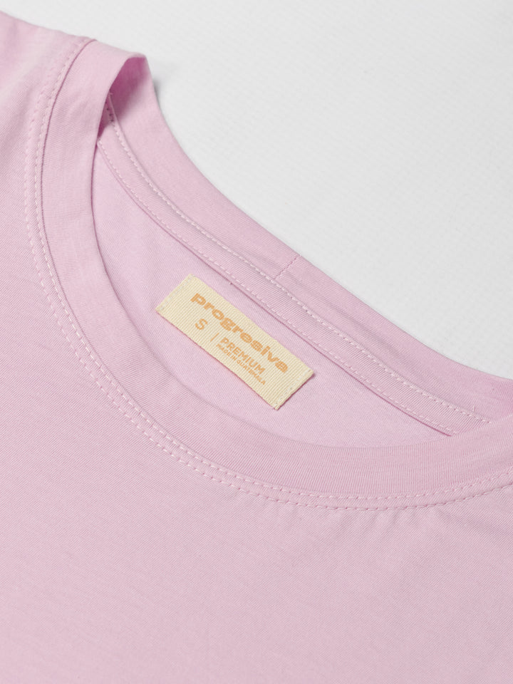 Crop tee - lila