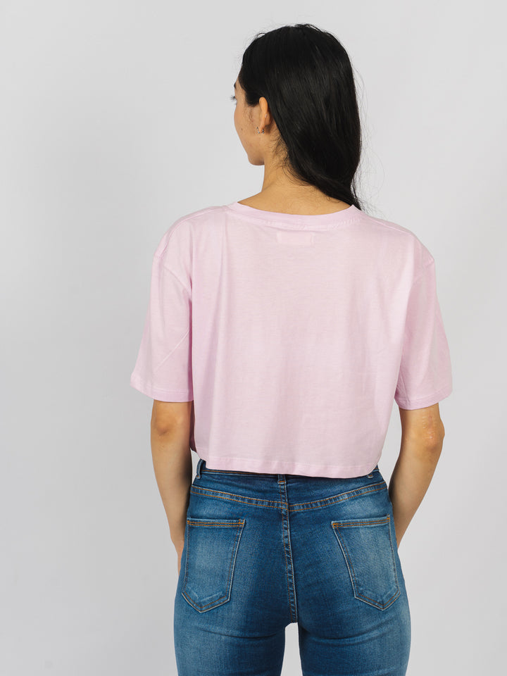 Crop tee - lila