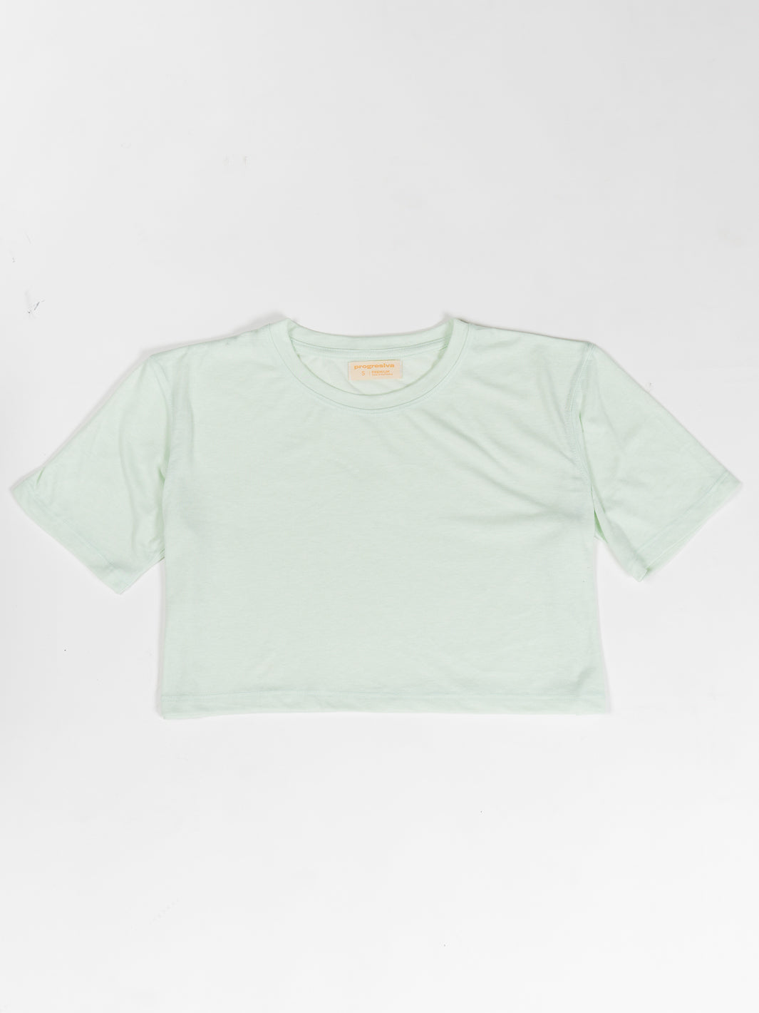 Crop tee - verde menta
