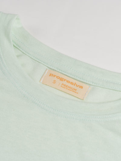 Crop tee - verde menta