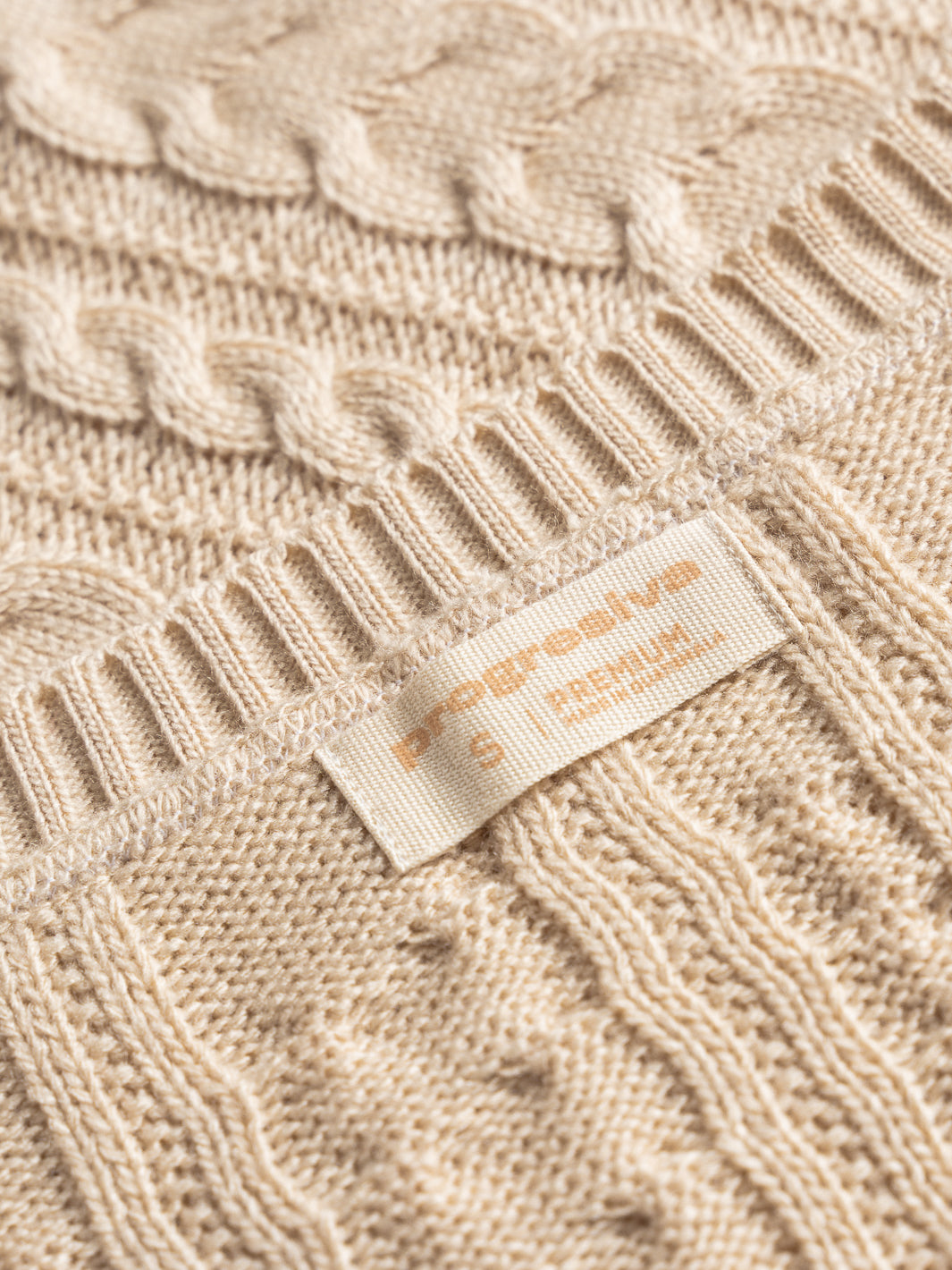 Chaleco tejido de mujer - beige