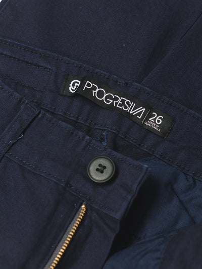 Pantalón de gabardina - azul marino