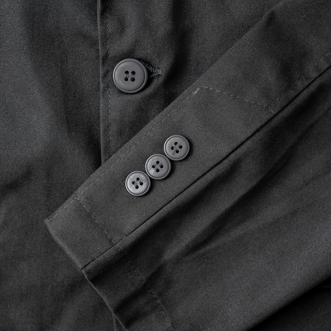 Saco de gabardina - negro