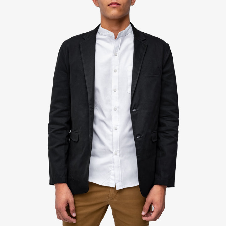 Saco de gabardina - negro
