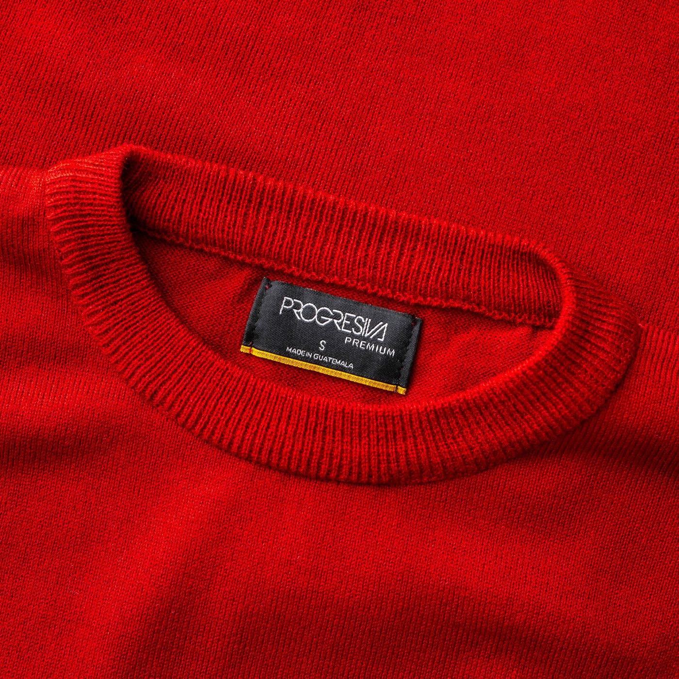 Suéter Rojo - cuello redondo