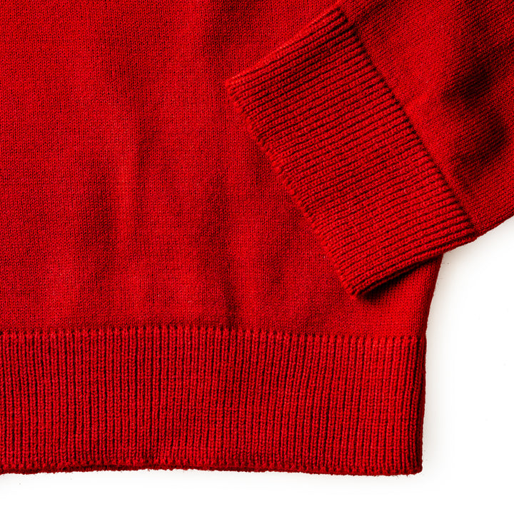 Suéter Rojo - cuello redondo
