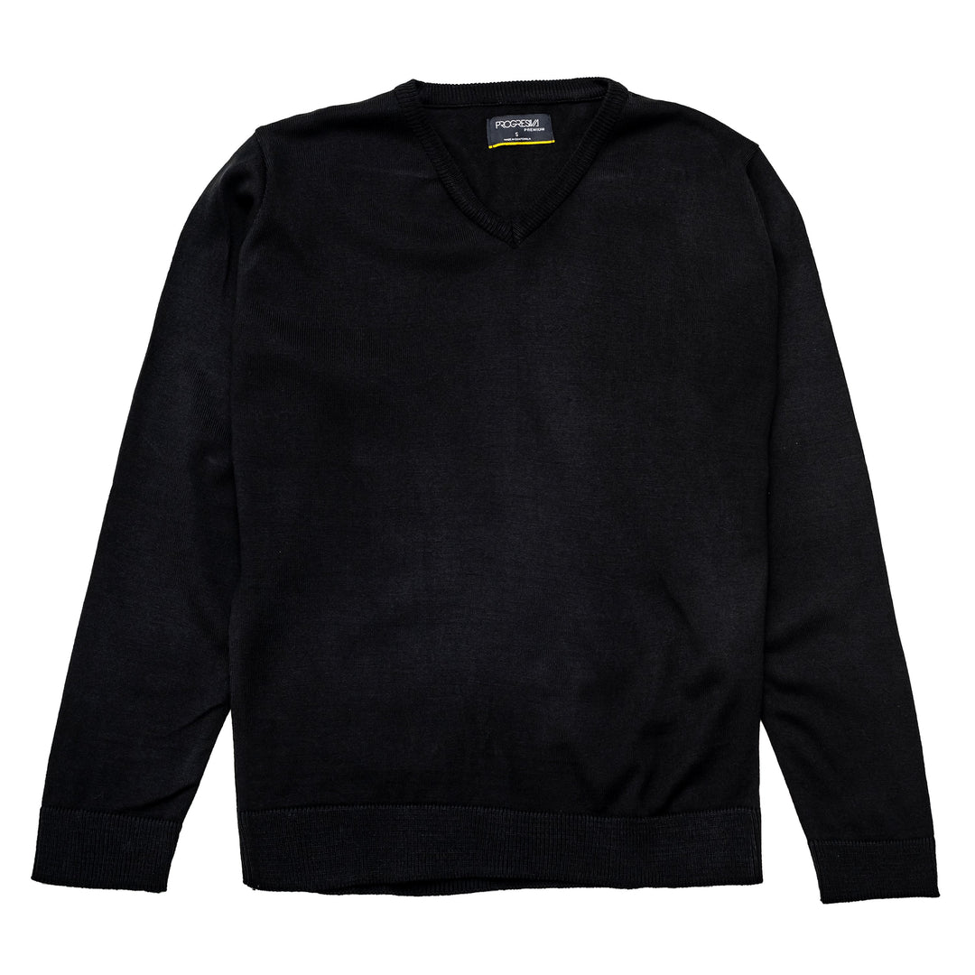 Cuello Alto Sueter Negro Cuello V Mujer RRD Jersey Cuello Alto