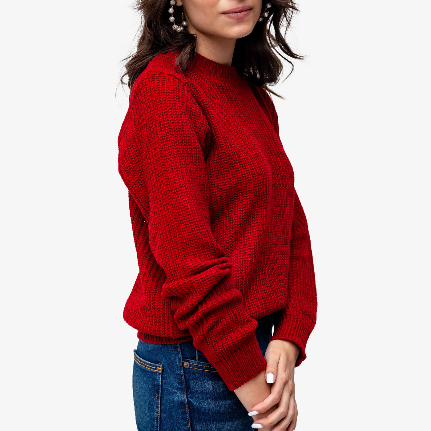 Suéter básico - rojo