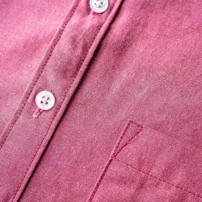 Camisa manga corta cuello normal  - palo rosa oscuro
