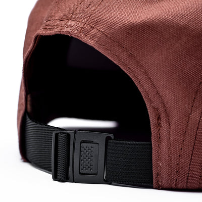 Gorra  5 paneles - café