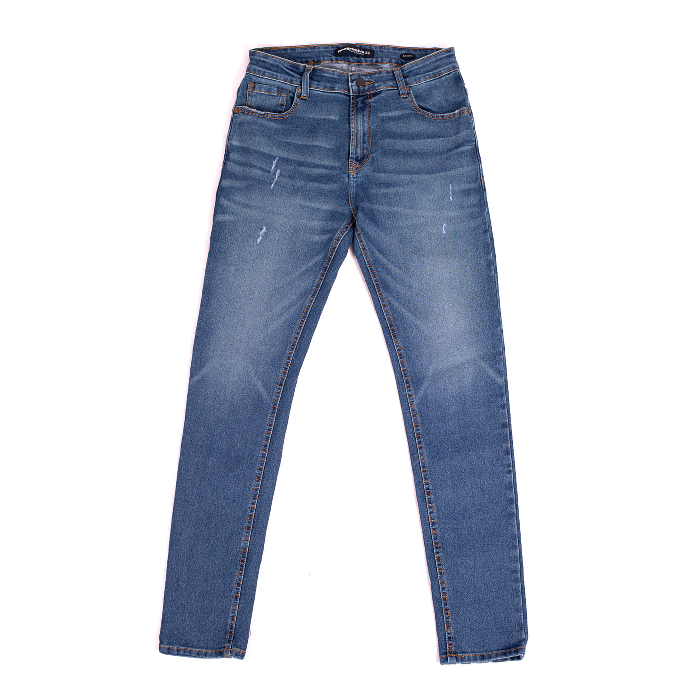 Jeans super denim - ROMA - skinny rasgado