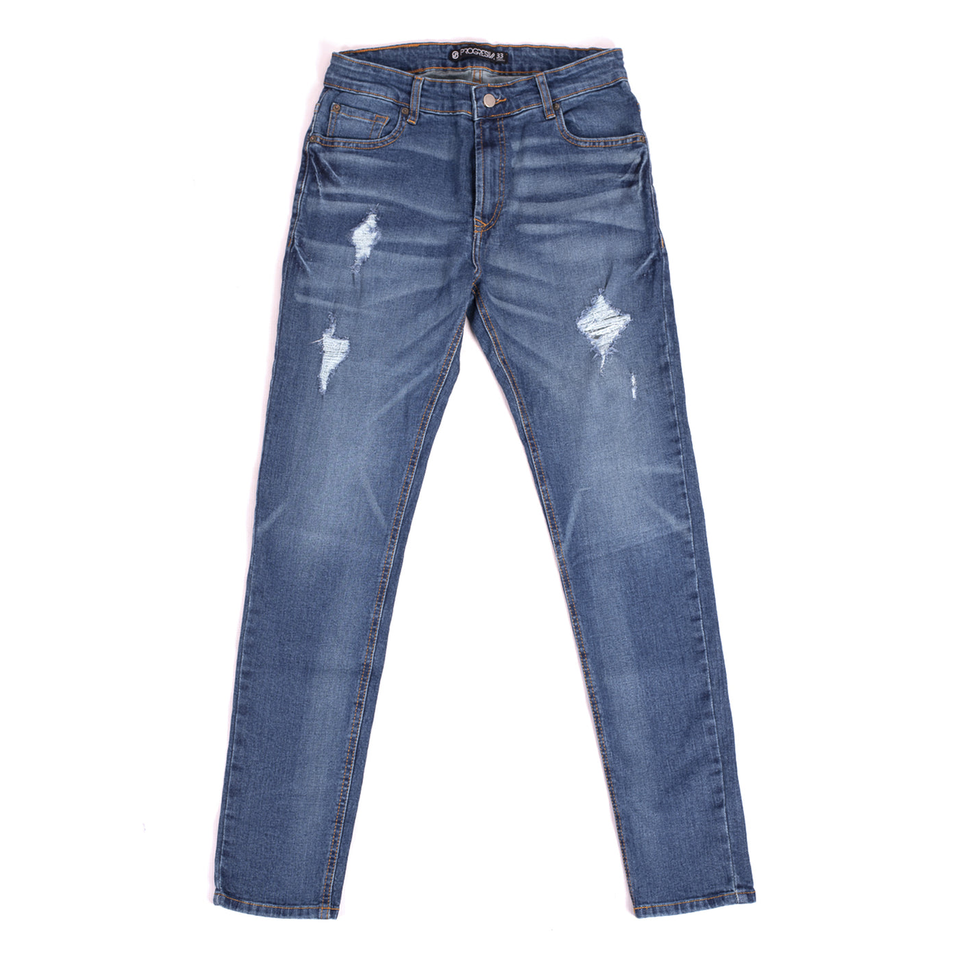 Jeans super denim - TOKYO - skinny roto oscuro
